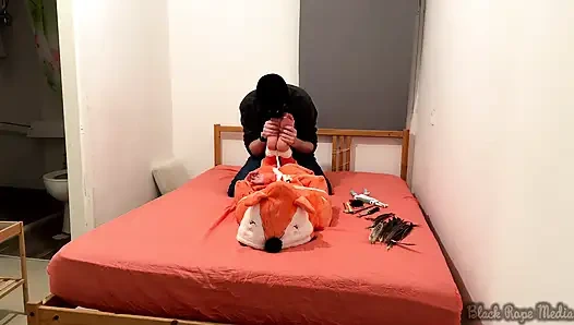 Miriam Bound and Tickled in Onesie