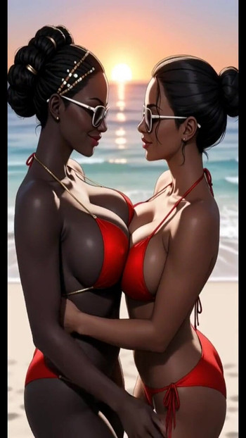 Crni ples na plaži (Ai animacija) | Isječak 1