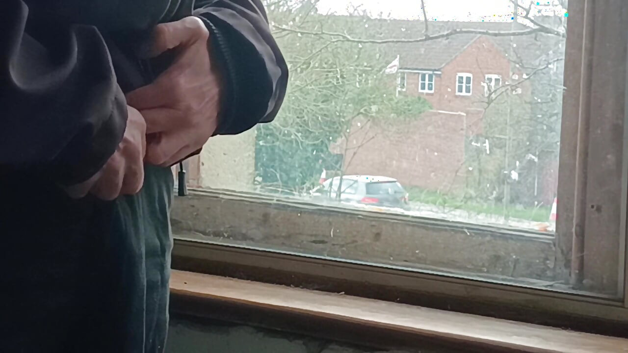 Masturbating and Cumming by the Window at Friend's House - Rockardglans