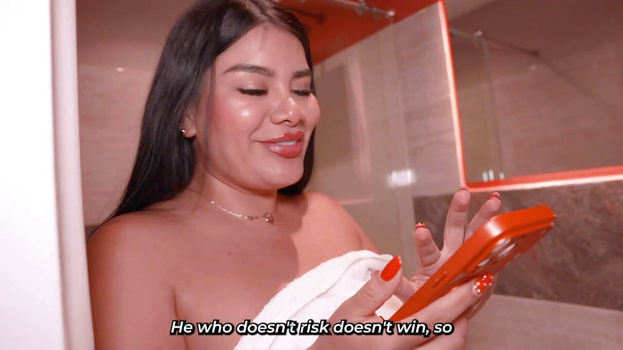 She's looking for the biggest stud in the building to help her fix her broken shower.