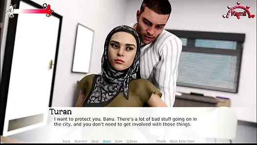 Orta doğuda hayat #8 - Banu 2 erkeği hayal etti ve gördüğü tüm seks scens'i düşünerek amıyla oynadı.