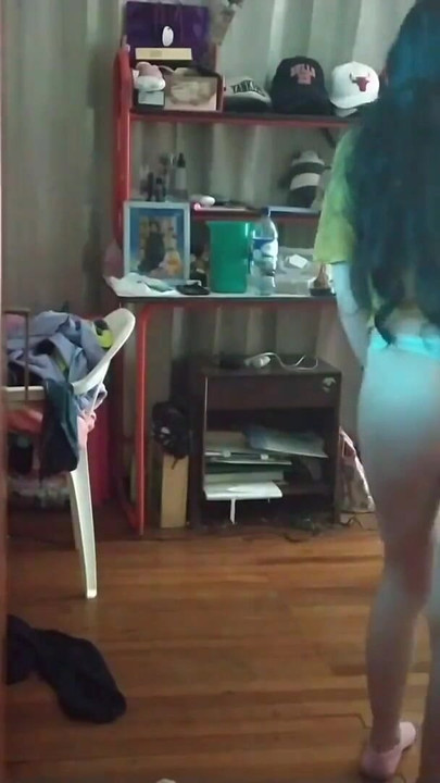 Emotional moment from "Laura is caught dancing in her underwear and is fucked by her stepbrother. Real amateur classic"