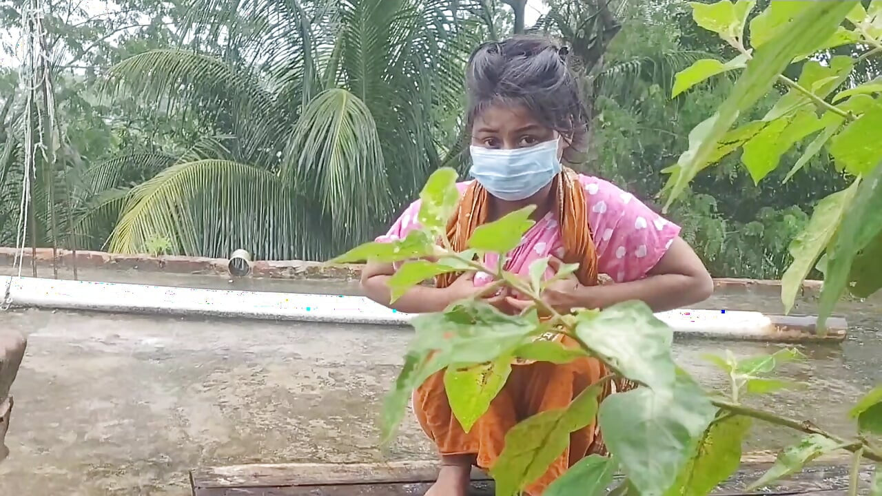 Viral Bangladeshi video: Going to the rooftop in the rain to suck my younger brother's wife's juicy breasts.