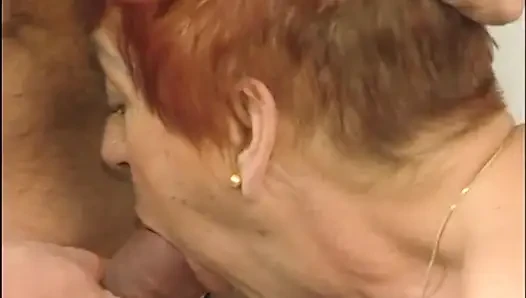 Redhead gilf having her muff fingered