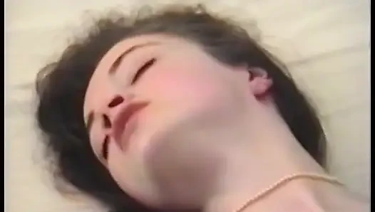 Horny cutie likes sliding a dildo into her tight pussy