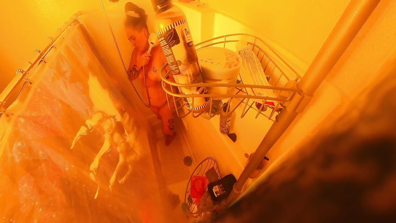 Stepson Catches Me in the Shower