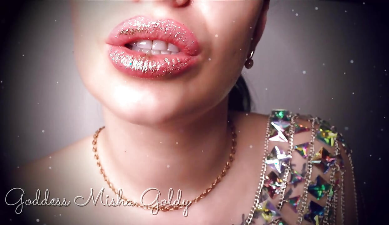 You can't say no to my shiny full lips and breast! JOI