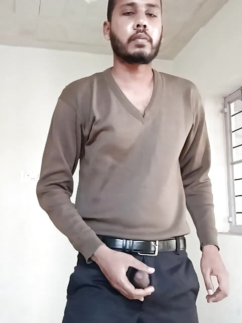 Indian Desi Men - Gets Naked at Home.