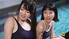 Modelmedia asia - equipo de natación de mujeres cachondas - yue ke lan - md -0242 - mejor video porno original de asia