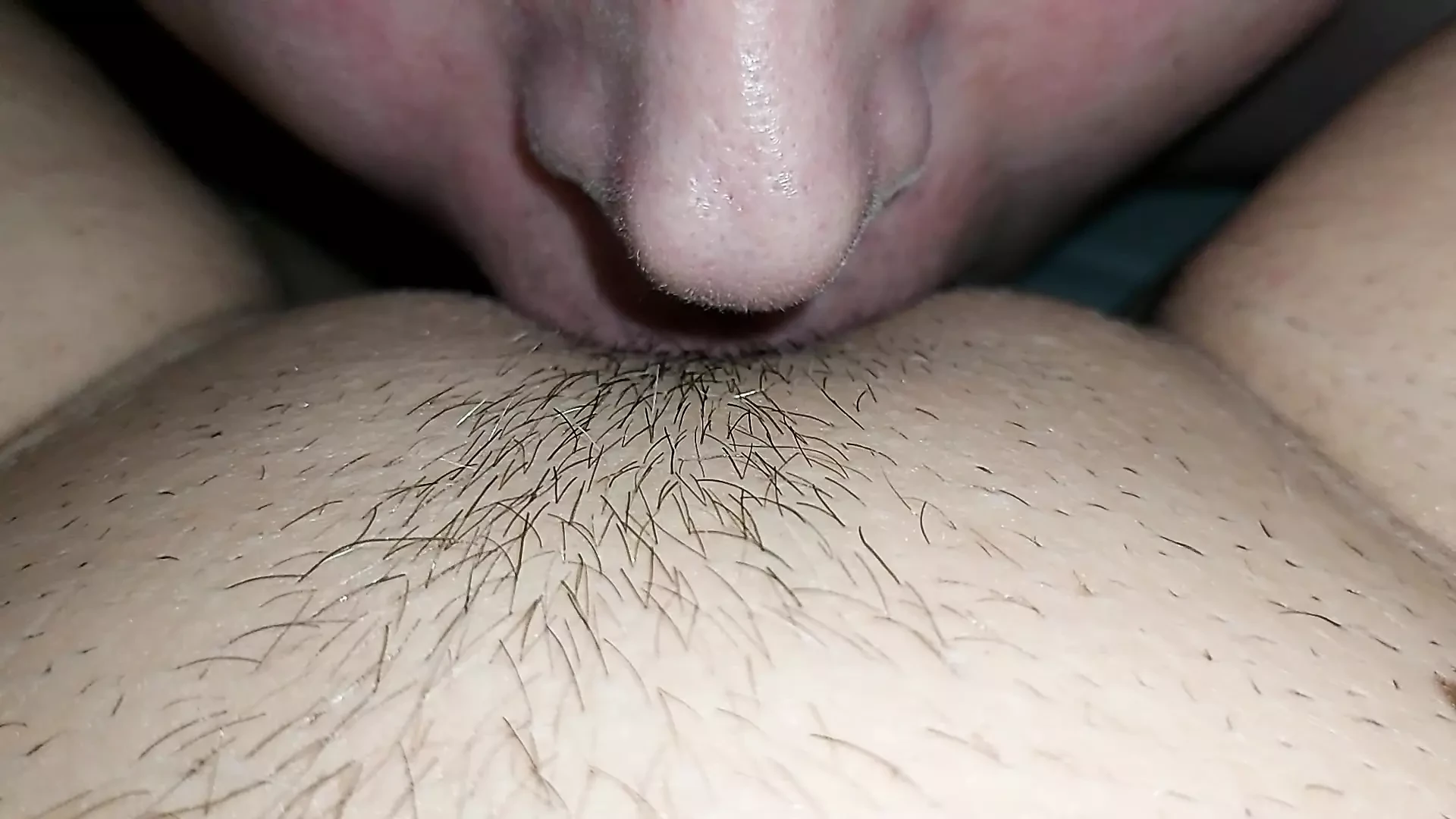 I lick my stepsister's pussy and suck her big delicious clitoris