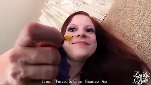 Giantess Anal cleaning by Lady Fyre