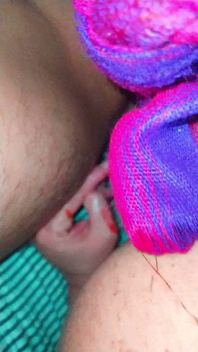 Games and dares, well gifted man and married woman ass licking each other | Clip 2