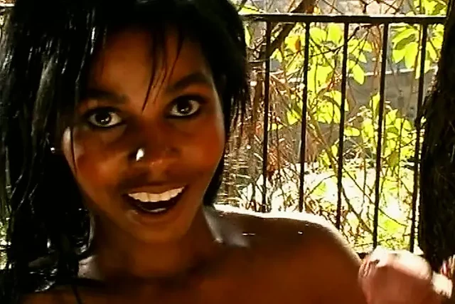 Hot Ebony Want's Her Double Cumshot