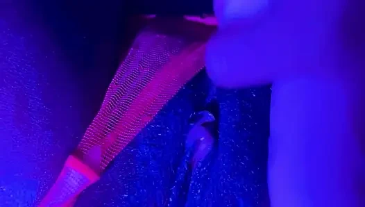 Video bocor dewi kulit hitam: neon thong & dildo muncrat