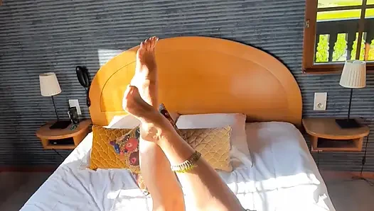 One Part of Selena's Sexy Games in a Sunlight