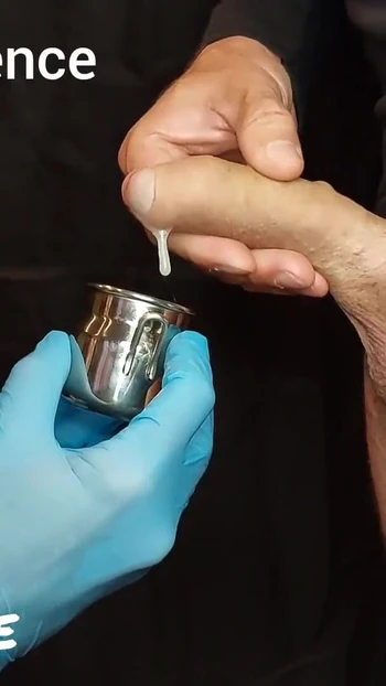 Must-see moment from "Cum Volume Experiments: Part 2 (Milking-time)"