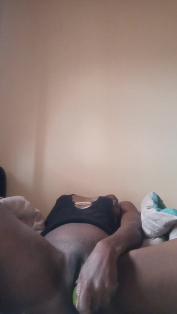 Must-see moment from "Can fuck and cum on anything. Cuming with banana"