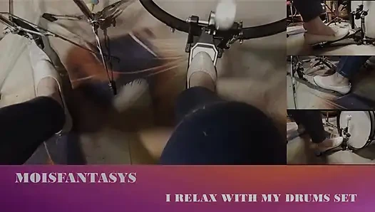 Ich entspanne mich, mein schlagzeug