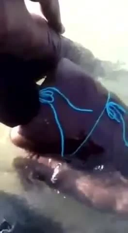Haitians fucking in the ocean