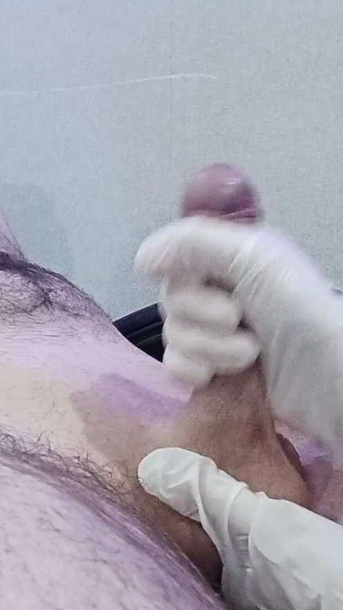 nurse shaves patient's groin and ends with happy ending | Clip 1