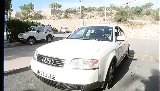 Blonde Babe Seduces Taxi Driver in Steamy Encounter