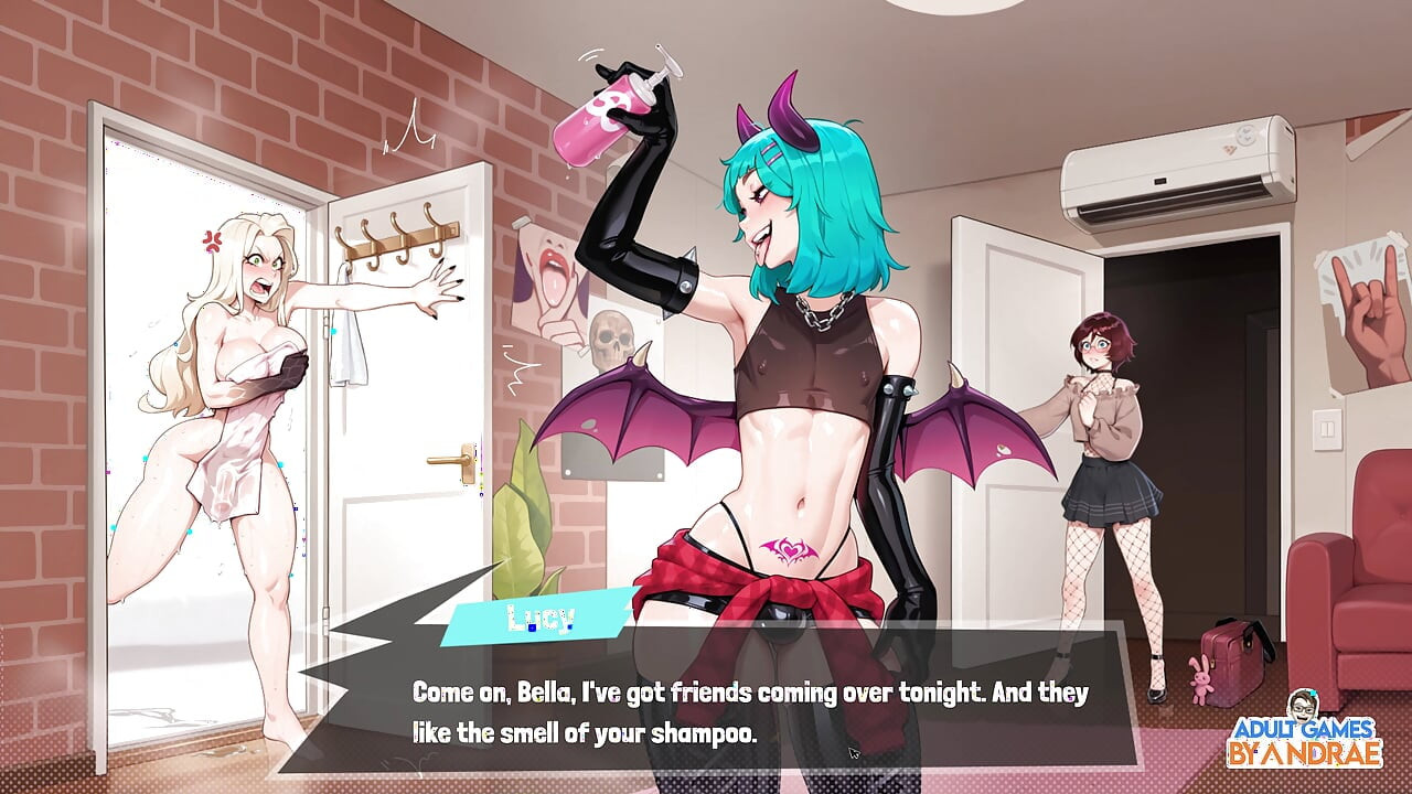 Femboy Futa房子游戏第1部分 - 在魔法艺术学院开始生活