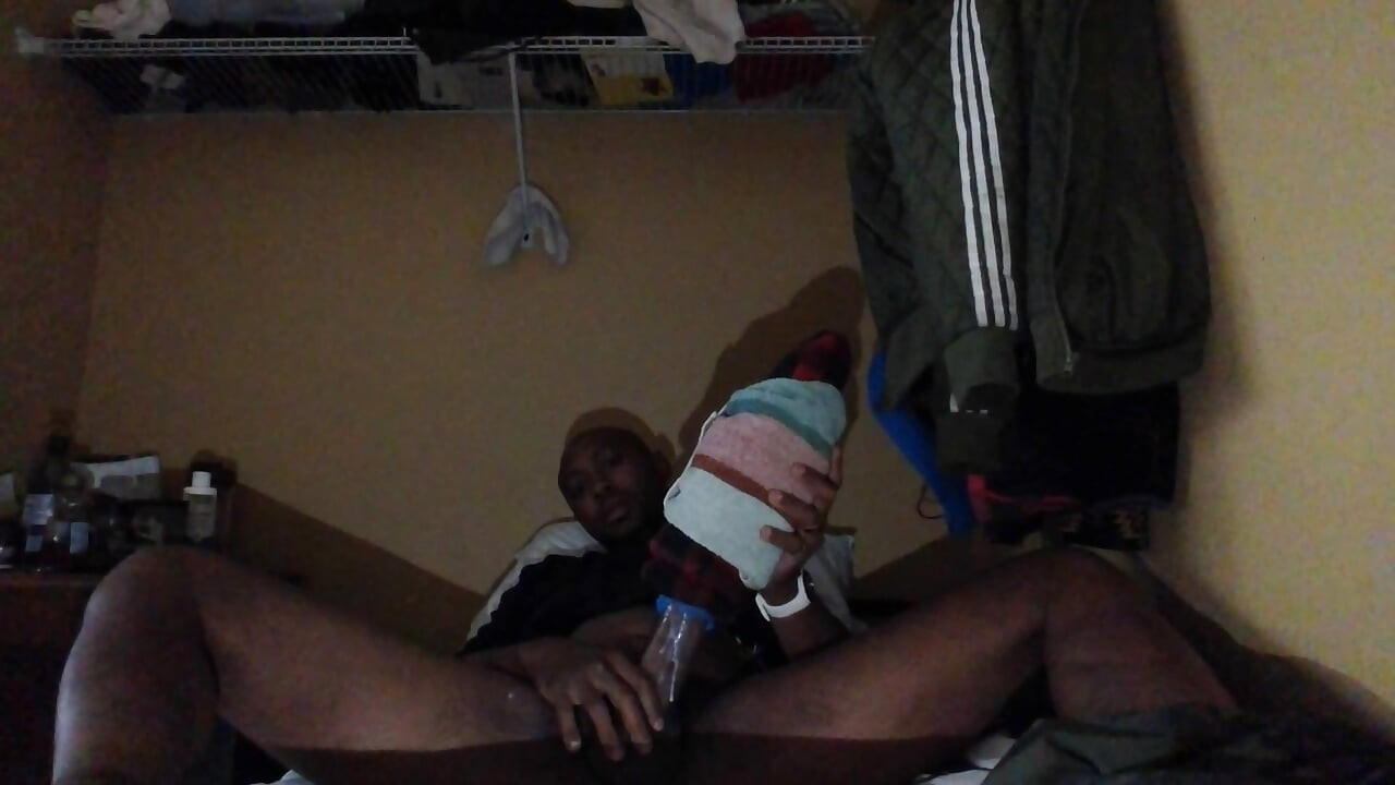 Hard black dick cumming from tight hole