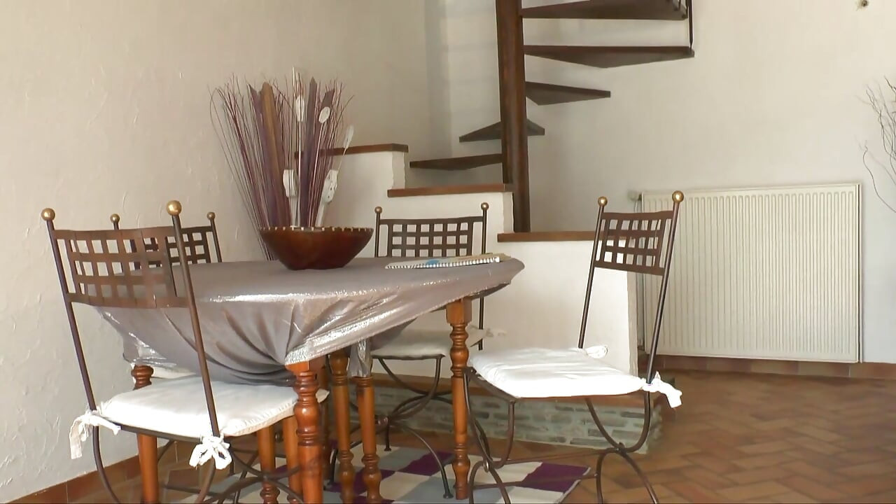 Blonde in black stockings gets deep ass drilling