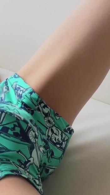 Must-see moment from "Japanese Man Lying on a Sofa Masturbating with a Massage Gun"