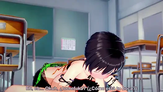 Королевский Waifu: удивительная школьница с грудью доминирует в классе - хентай