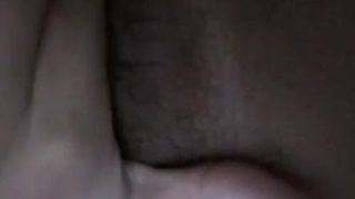 Ebony finger and squirt
