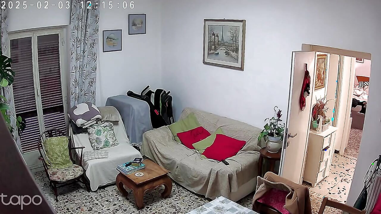 Nude at home