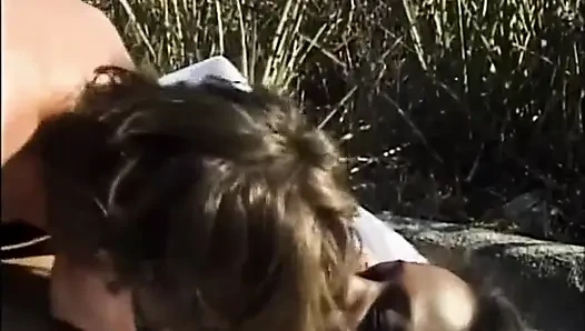 Schwarz-weiß-sex am strand