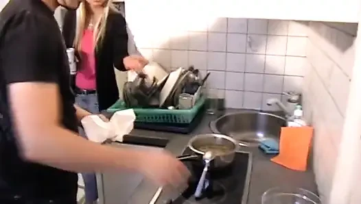 House slave must clean the kitchen