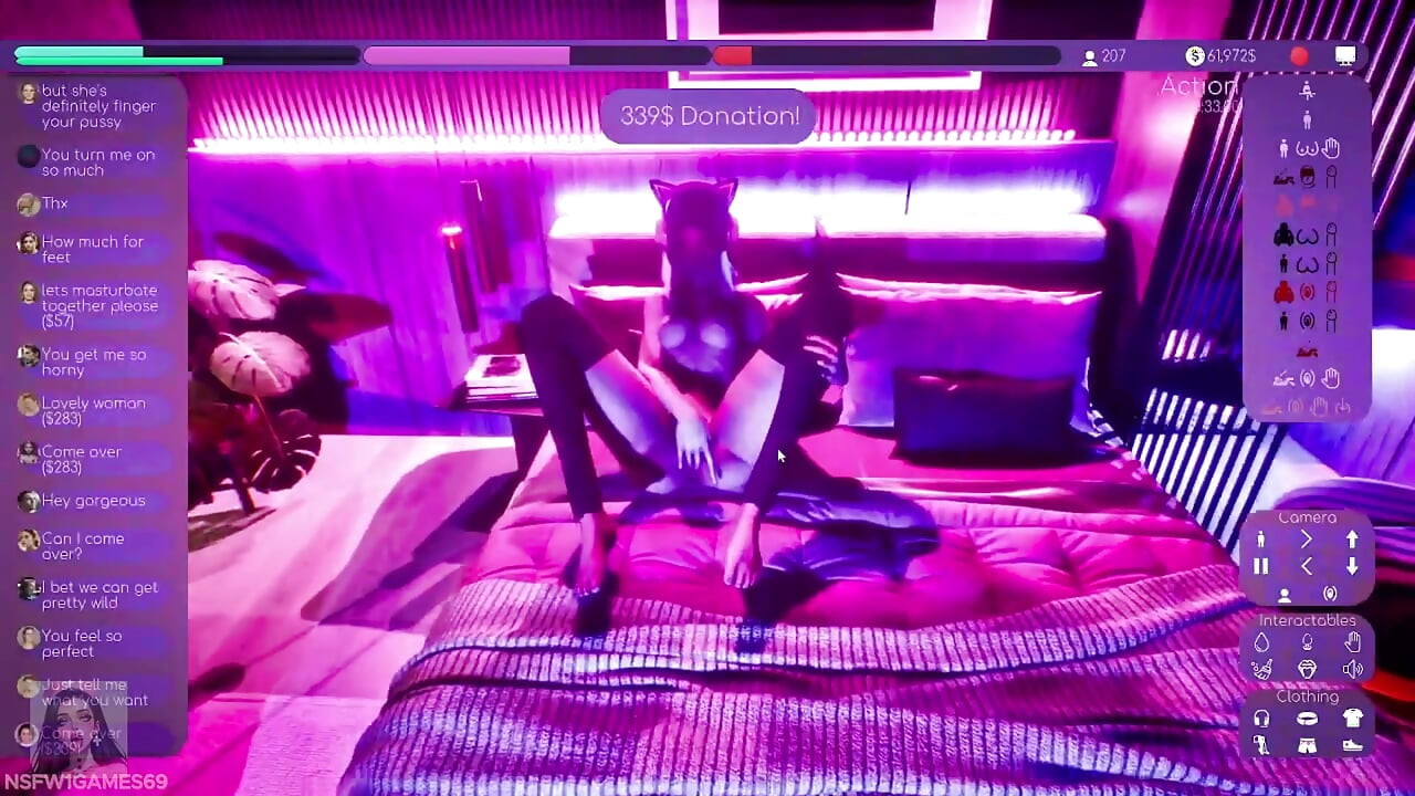 Cams-simulator med hot E Girl