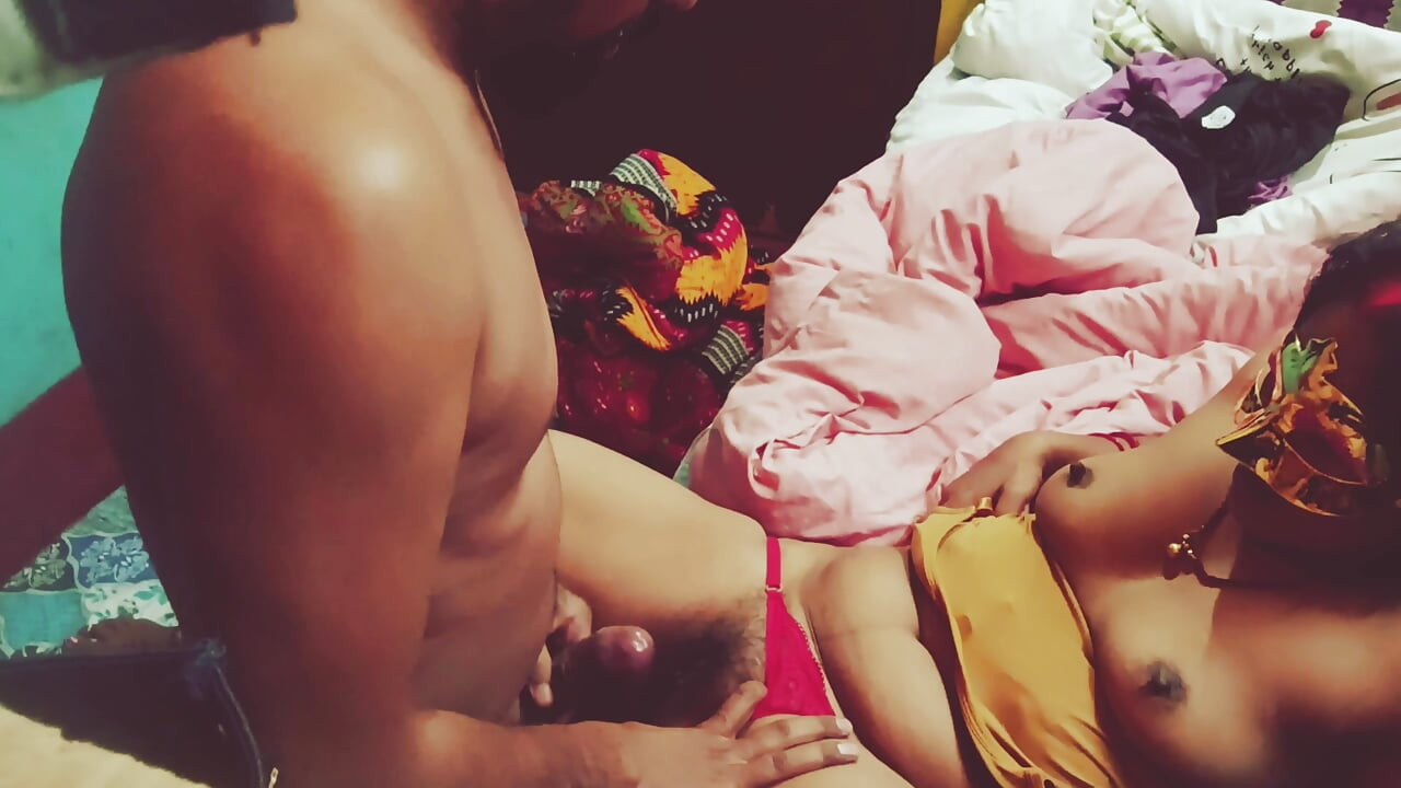 Dirty whore takes cock in mouth and cunt.