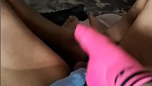 Mistress femdom ballbusting footfetish and handjob
