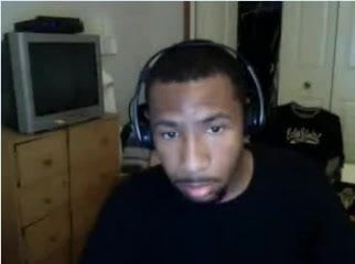 Straight guys feet on webcam #187