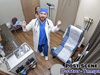 Become Doctor Tampa, Give Mira Monroe Her 1st Gyno Exam EVER Using Your Gloved Hands With Nurse Aria Nicole