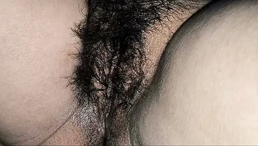 Waxing hairy vagina