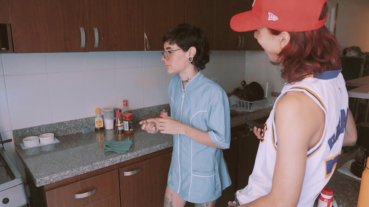 Fucking My Boss in the Kitchen