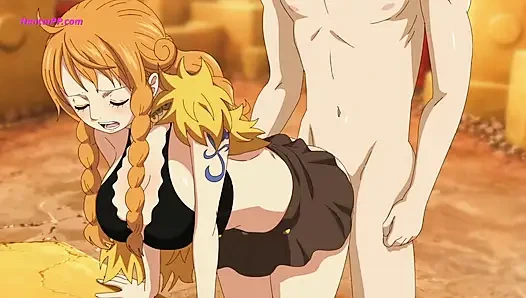 Путешествие Nami в Эльбаф - Буря тайн (порно-мультфильм-пародия XXX)