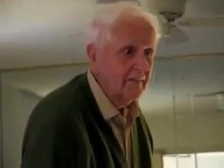 Grandpa enjoy his gift.