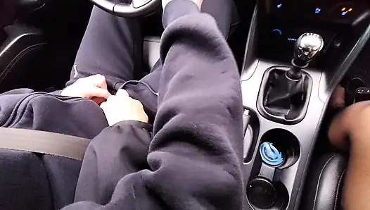 Stepmom alone in the car with her stepson seduces him on the way to work