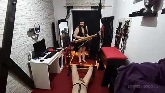 Dominant MILF Strap-on Pounds Gaping Submissive Asshole