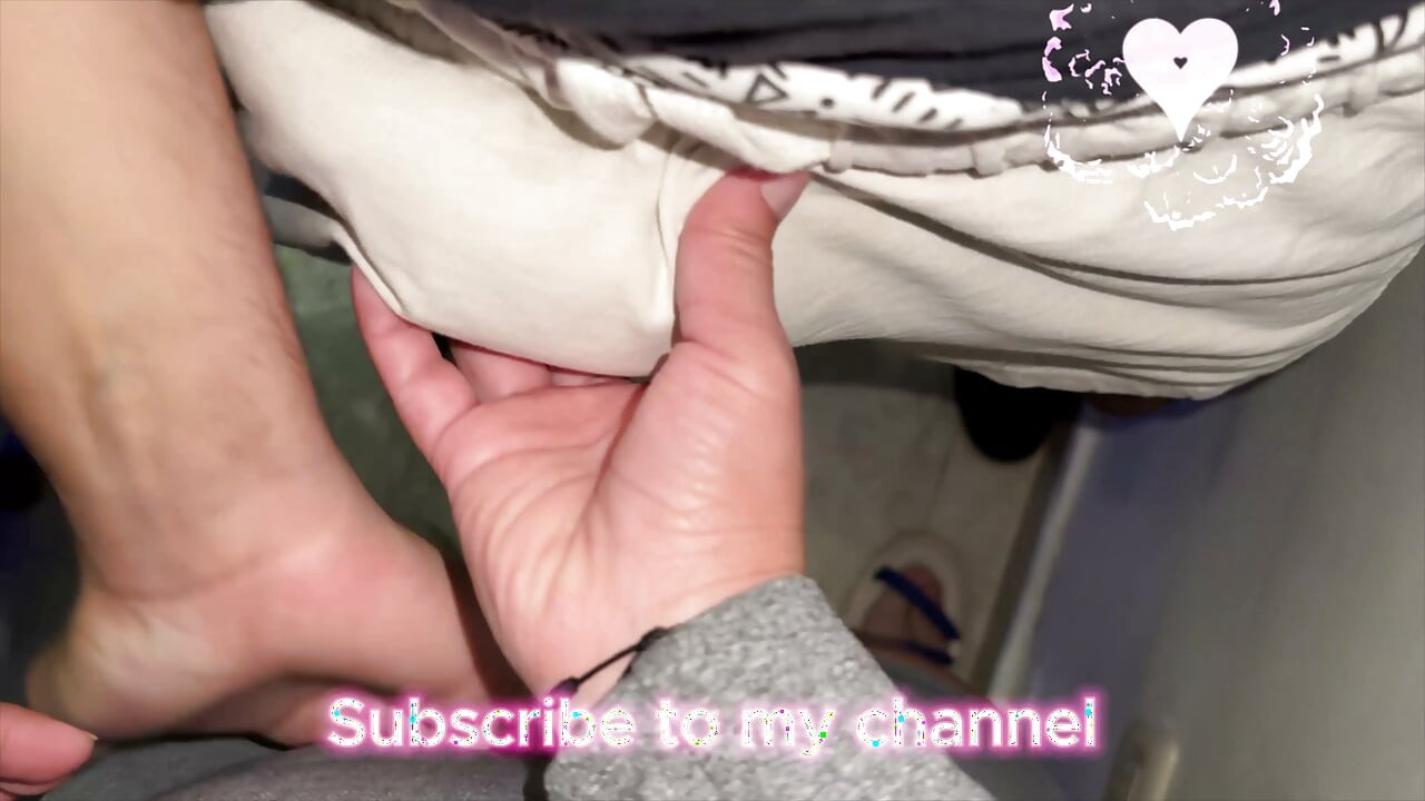 Big-bootied Girl Grabs Stranger's Dick