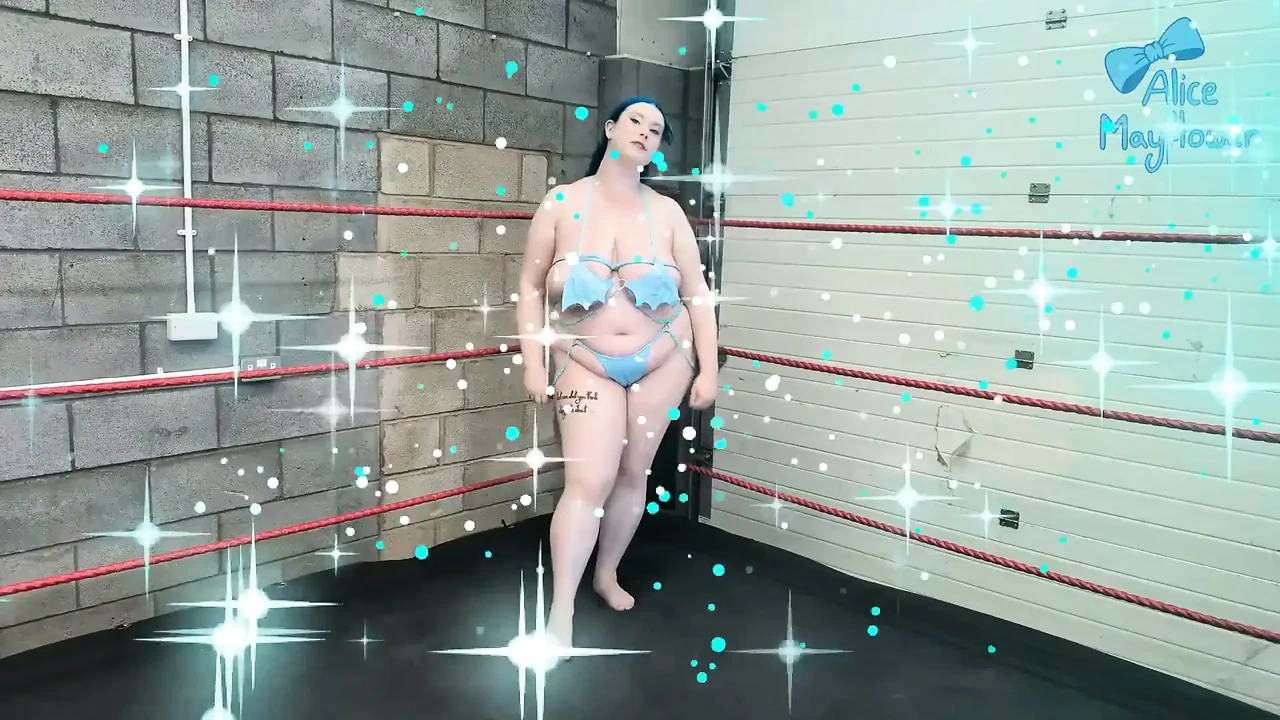 BBW Boxing Alice Mayflower Vs Bambi Brat - Girl Girl
