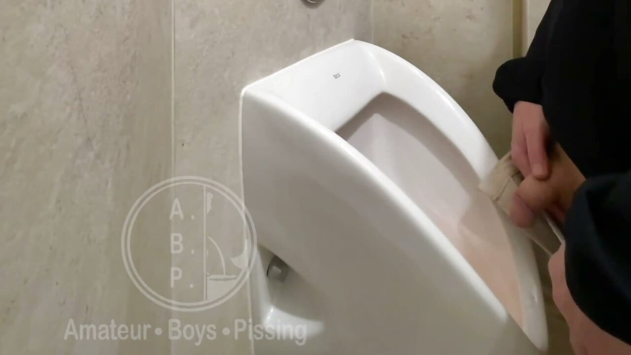 Caught the Guy Pissing in the Next Urinal