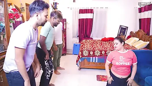 Desi Horny Female Yoga Teacher Teaches How to Do Yoga Sex with Her All Students ( Hindi Audio )