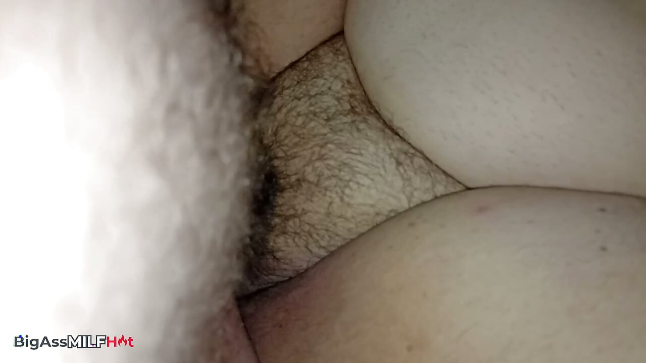 Friend's Stepmom Missionary Hairy Pussy to Doggy Anal - Cum on Big Meaty Ass